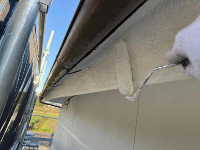 外壁塗装上塗り